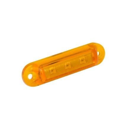 24V Compact Amber Side Marker – Twin Pack