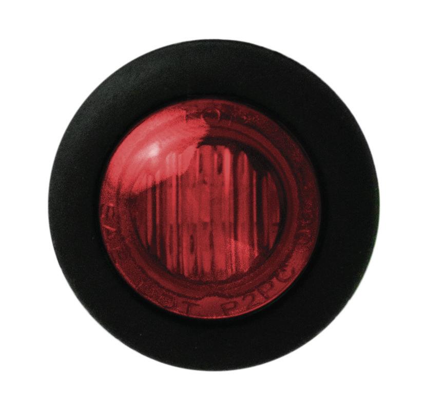 Ronde markeerlamp rood Ronde markeerlamp rood