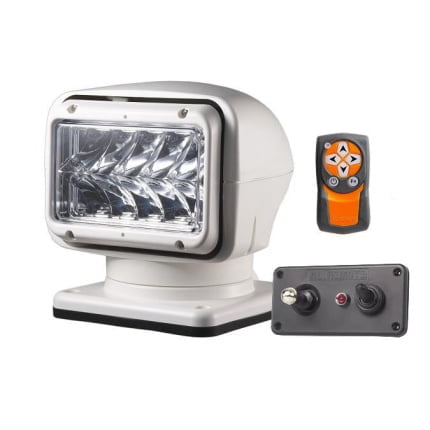 LED zoeklamp 220 Allremote, bedraad & draadloos