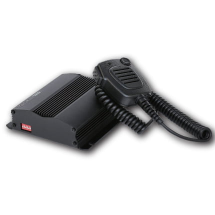 SDA 100W Sirene versterker, incl omroepfunctie