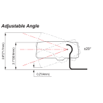 Omni-View Boomerang hoek flitsers- Amber (set 2 stuks)