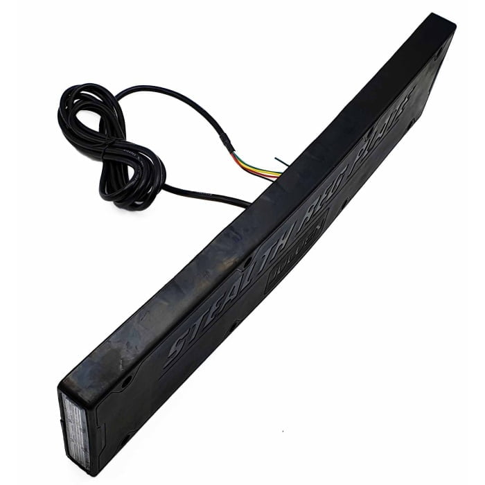 SR-BC Stealth Reg Plate,kentekenplaat flitserset Blauw