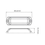 MS3-Mini-Stealth vlak montage Amber MS3-Mini-Stealth vlak montage Amber
