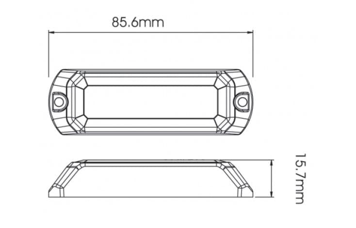 MS3-Mini-Stealth vlak montage Amber MS3-Mini-Stealth vlak montage Amber