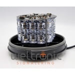 B19 LED flitslamp, punt vaste montage- Blauw-Blauw