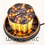 B19 LED flitslamp, amber, 3 punt vaste montage B19 LED flitslamp, amber, 3 punt vaste montage
