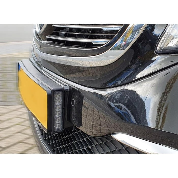 SR-BC Stealth Reg Plate,kentekenplaat flitserset Blauw