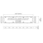 SR-BC Stealth Reg Plate,kentekenplaat flitserset Blauw SR-BC Stealth Reg Plate,kentekenplaat flitserset Blauw