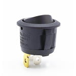 BI-color Schakelaar omvormer 230 Volt AC symbool / logo blauw 4 pin BI-color Schakelaar omvormer 230 Volt AC symbool / logo blauw 4 pin