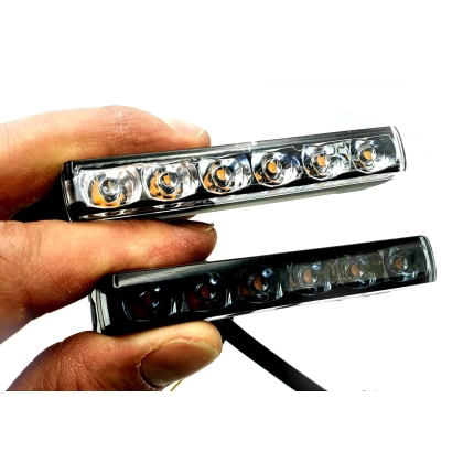 Micro-Line, SMOKE Lens led flitser, ultra compact Amber