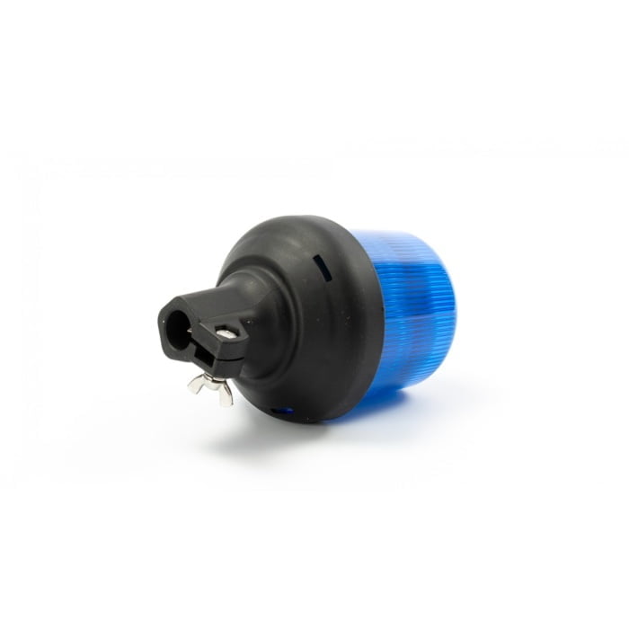 B14 LED zwaailamp DIN montage-Blauw