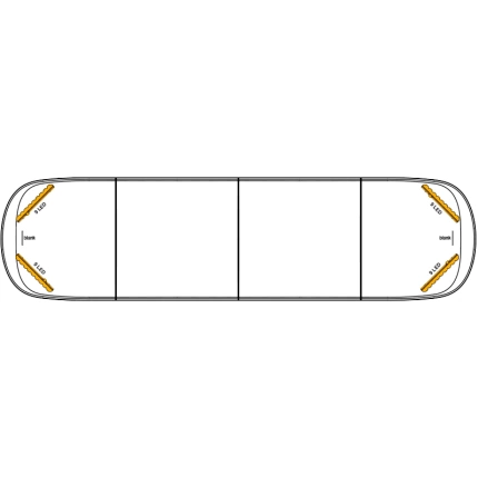 AEGIS 121cm,  T0, 48 inch LED flitsbalk ECE R65 klasse 2