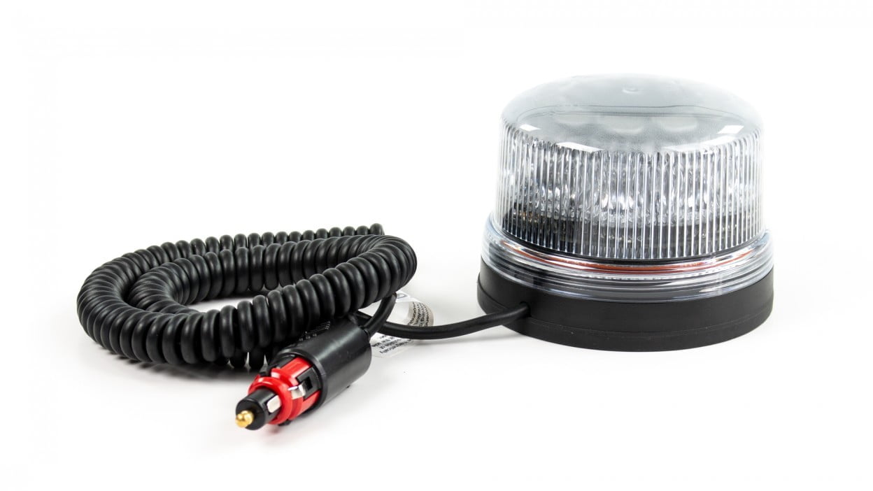 LED flitslamp b16 ,Magneet 250km/u, krulsnoer LED flitslamp b16 ,Magneet 250km/u, krulsnoer