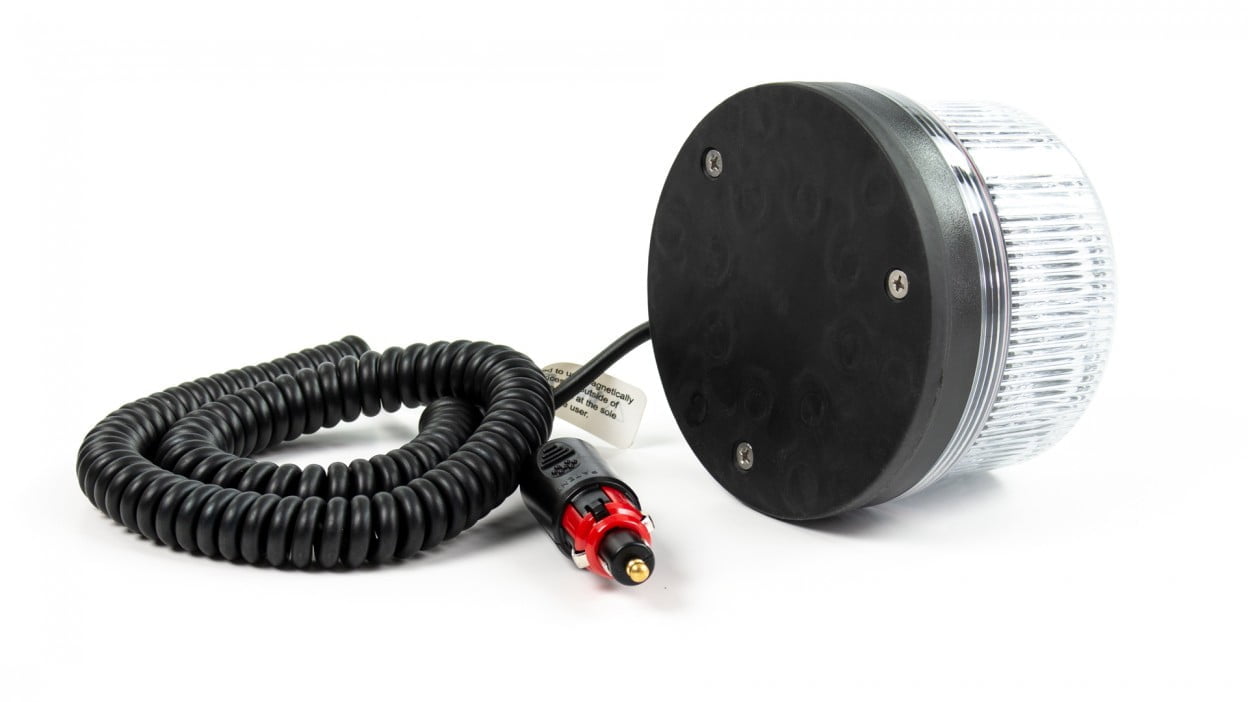 LED flitslamp b16 ,Magneet 250km/u, krulsnoer LED flitslamp b16 ,Magneet 250km/u, krulsnoer