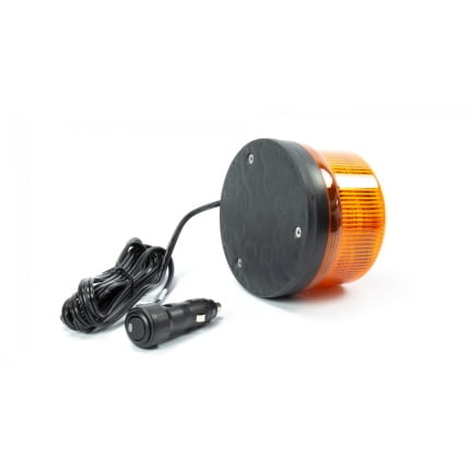 B16 LED flitslamp, amber, magneet montage-250km/h, platte kabel & schakelaar