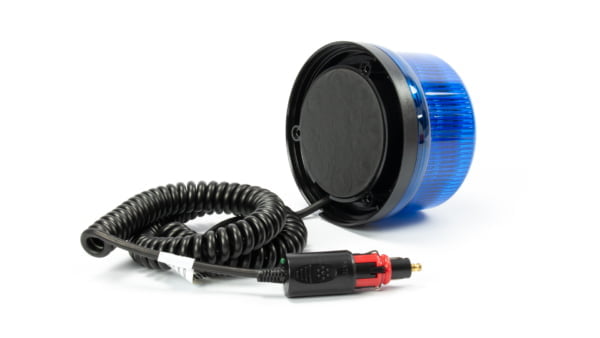 B16 LED flitslamp,Magneet montage-Blauw, krulsnoer 130 km/u B16 LED flitslamp,Magneet montage-Blauw, krulsnoer 130 km/u