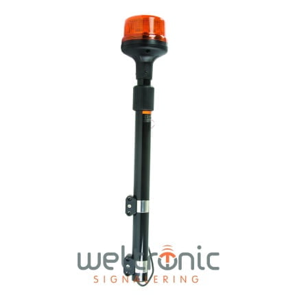 B16 ROTA LED flitslamp,Telescoopmast-Amber B16 ROTA LED flitslamp,Telescoopmast-Amber