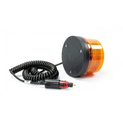 B16 LED flitslamp, amber, magneet montage-250km/h, krulsnoer