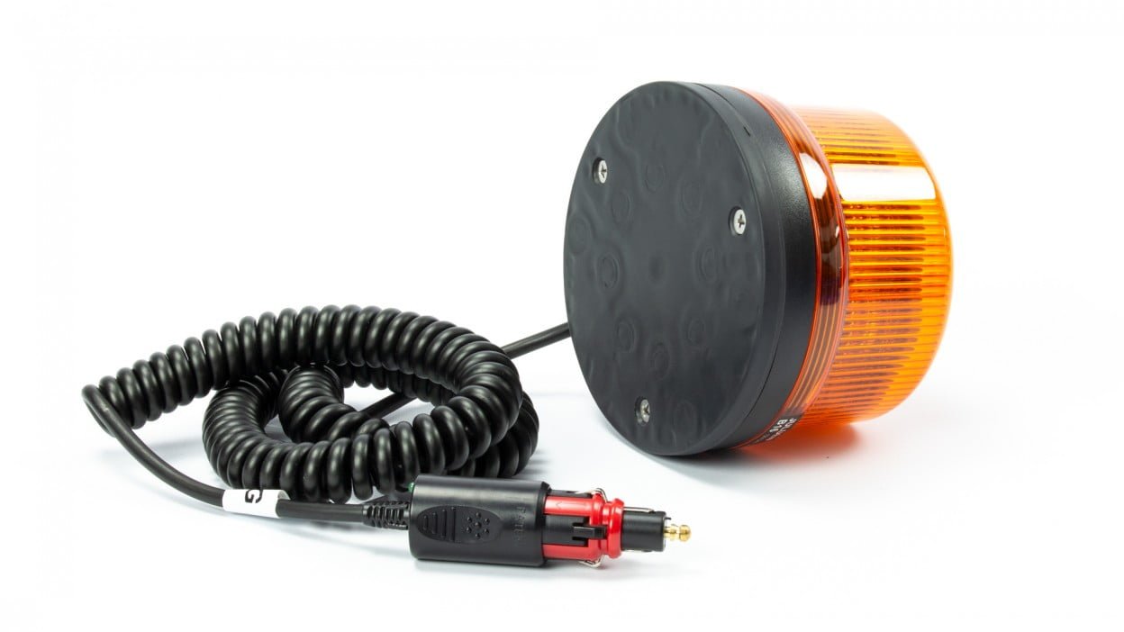 B16 LED flitslamp,Magneet montage-250km/h -Amber, krulsnoer B16 LED flitslamp,Magneet montage-250km/h -Amber, krulsnoer