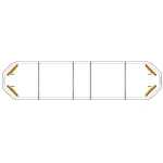 RWX 139 cm T4 LED flitsbalk