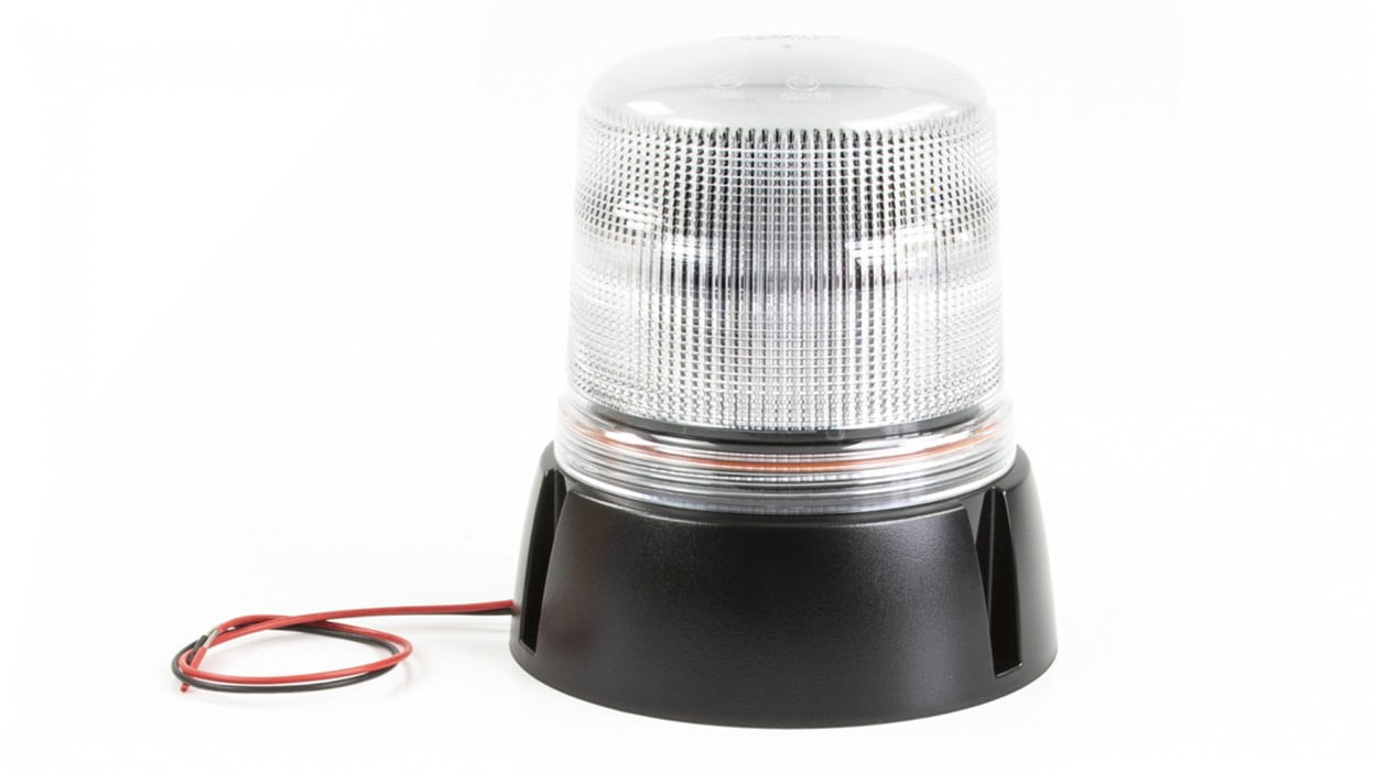 B18 LED flitslamp, amber, hoge voet, 3 punt vaste montage B18 LED flitslamp, amber, hoge voet, 3 punt vaste montage