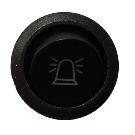 Schakelaar Zwaailamp symbool / logo Blauw 4 pins