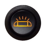 BI-color schakelaar ventilator symbool / logo oranje 4 pins