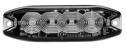 OLLSON 4 LED platte LED flitser Amber OLLSON 4 LED platte LED flitser Amber